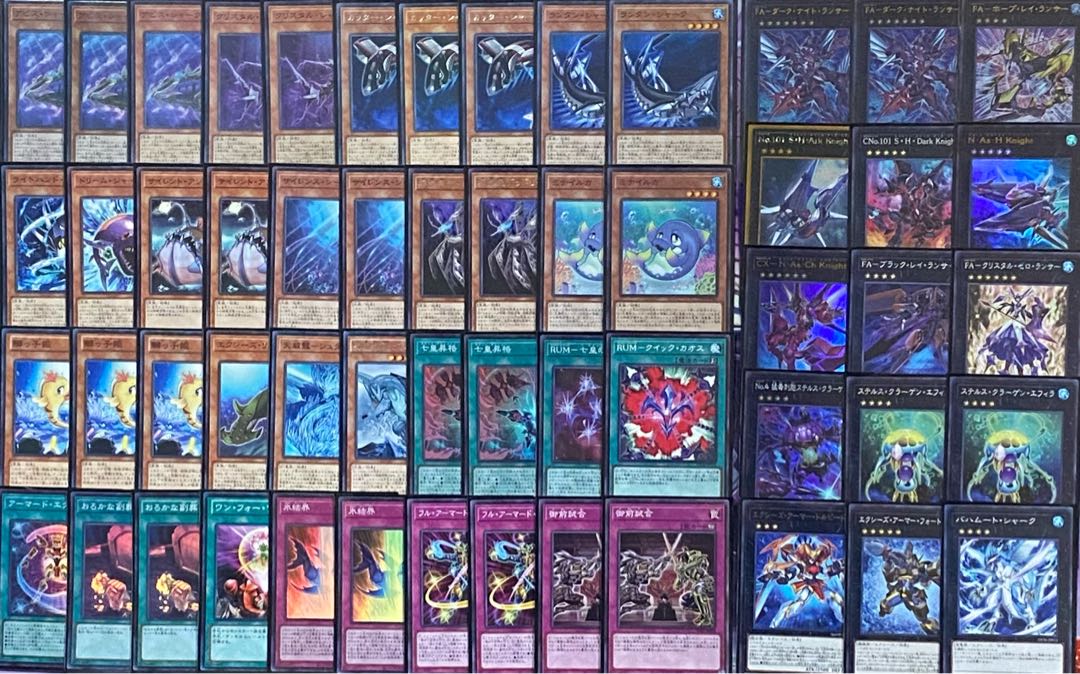 遊戯王 FA シャーク デッキ メイン40枚＋EX15枚 30枚の通販 トレカ