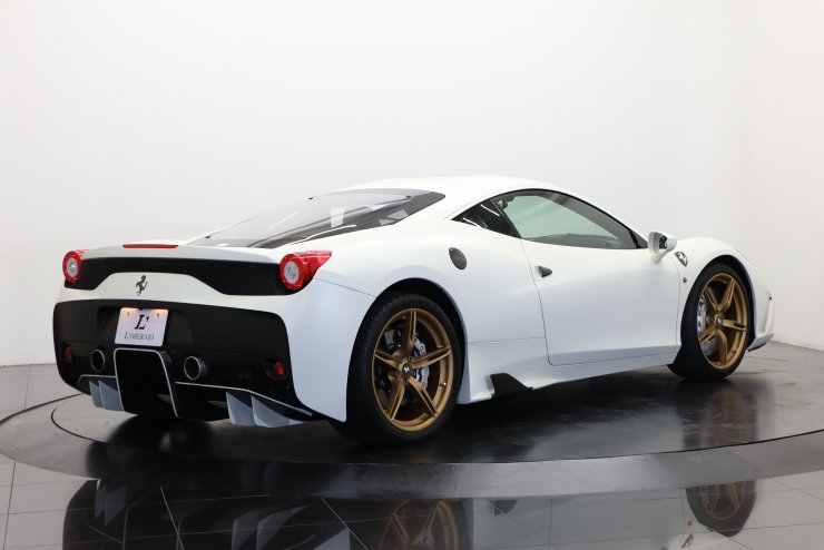 フェラーリ 458 スペチアーレ F1 DCT 正規ディーラー車 特注マット
