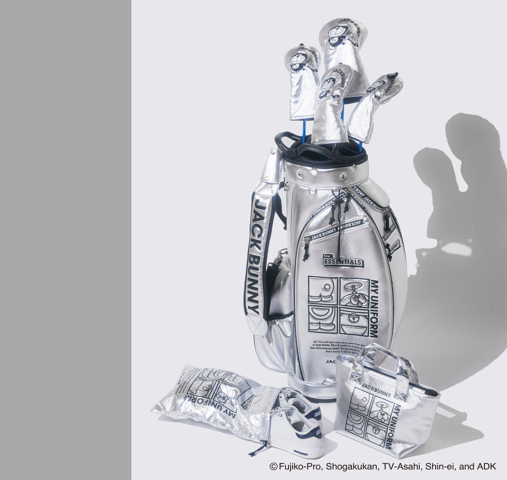 JACK BUNNY】DORAEMON LIMITED GOLF BAG - mix.tokyo