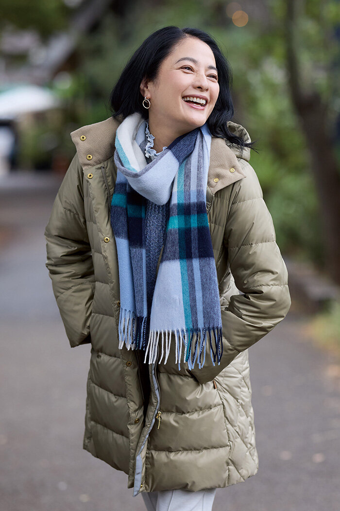 スマート見えが叶う バイヤスキルトダウン【クロコダイル】 レディス