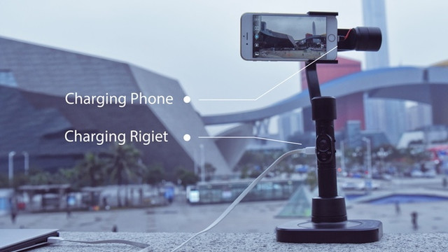 手ぶれの無いビデオ撮影ができる！！高機能スタビライザーRigiet