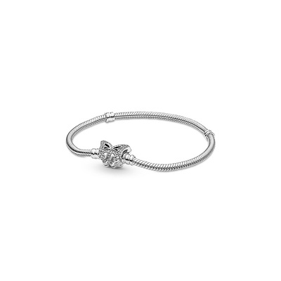 Pandora Moments Butterfly Clasp Snake Chain Bracelet 590782C01-17