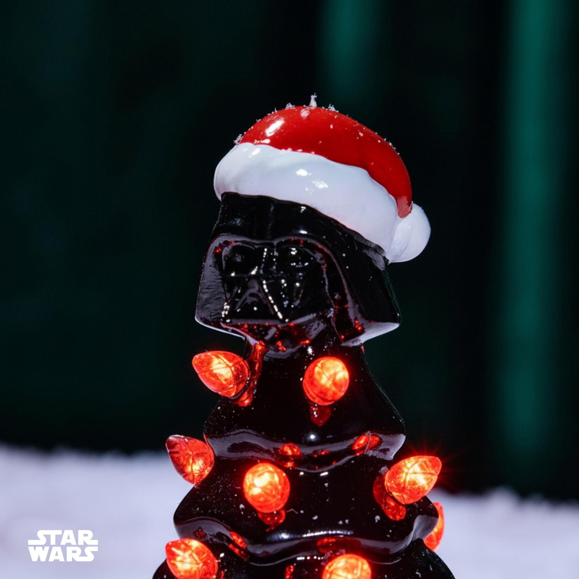 Star Wars Darth Vader Light-Up Ceramic Christmas Tree | 6 Inches