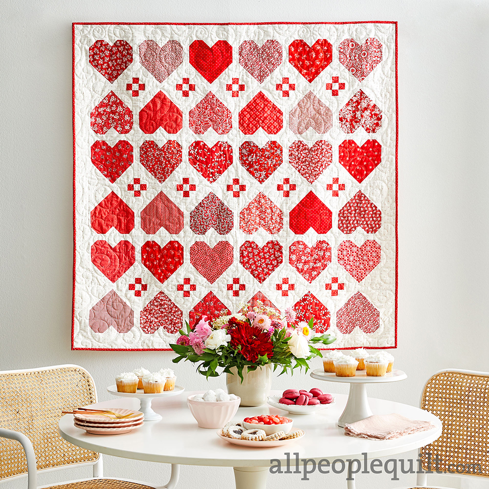 Cross My Heart from American Patchwork & Quilting