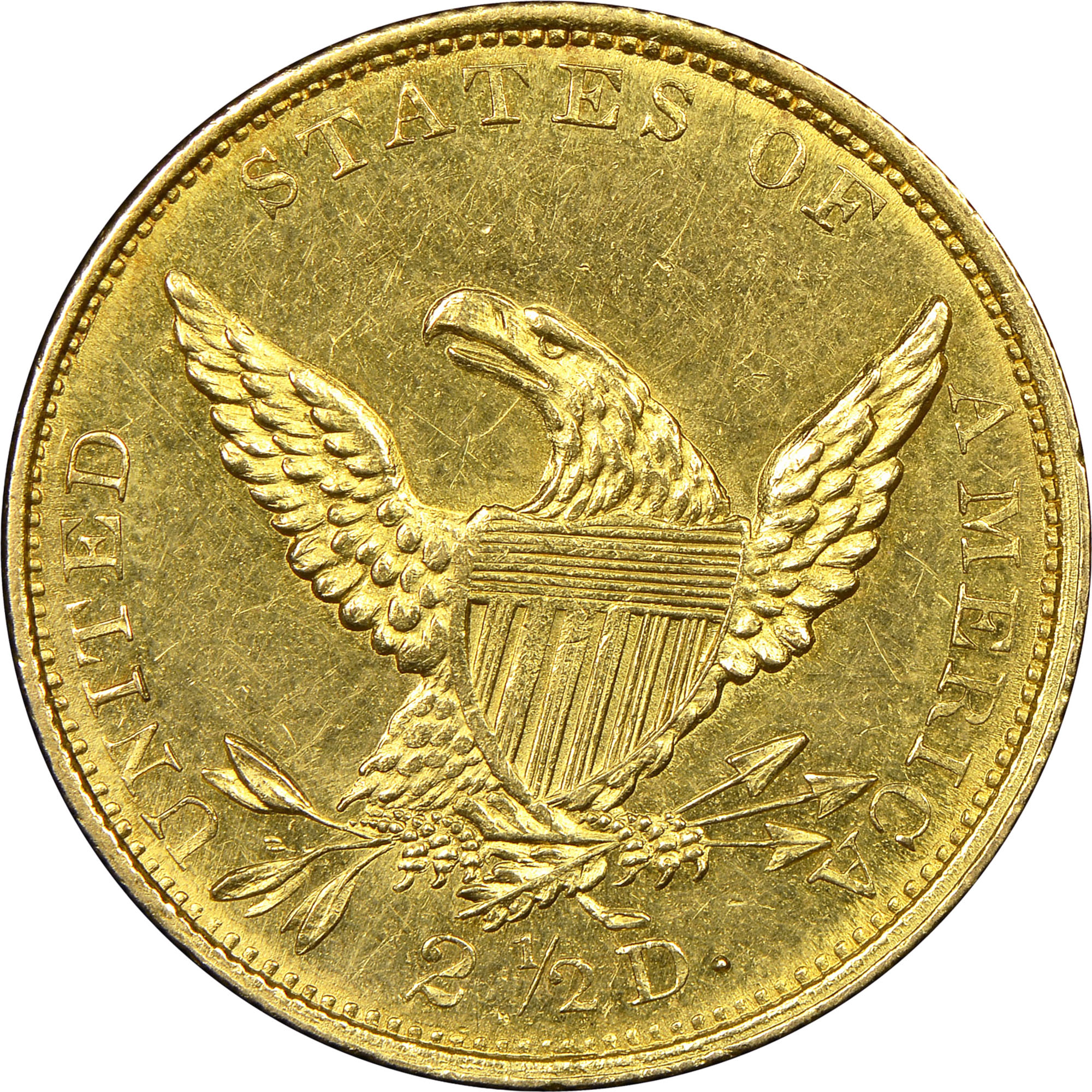 1835 $2.5 MS | Coin Explorer | NGC