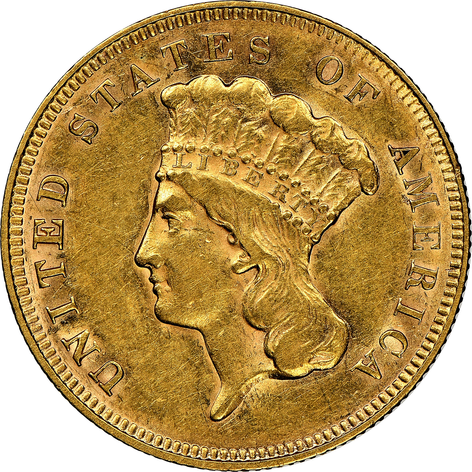 1878 $3 MS | Coin Explorer | NGC