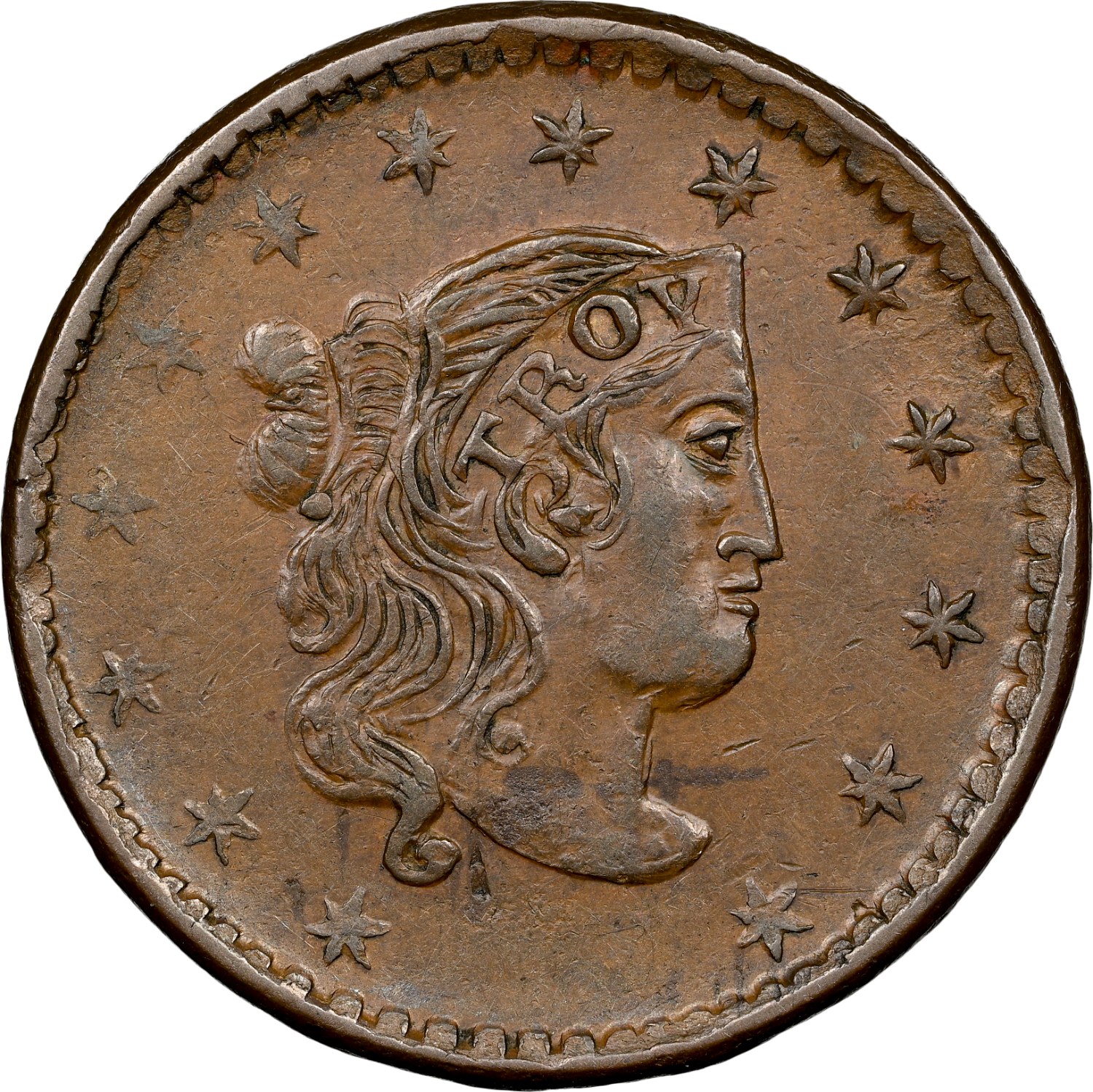 1835) TROY HT-366, N. STARBUCK & SON NY MS | Coin Explorer | NGC