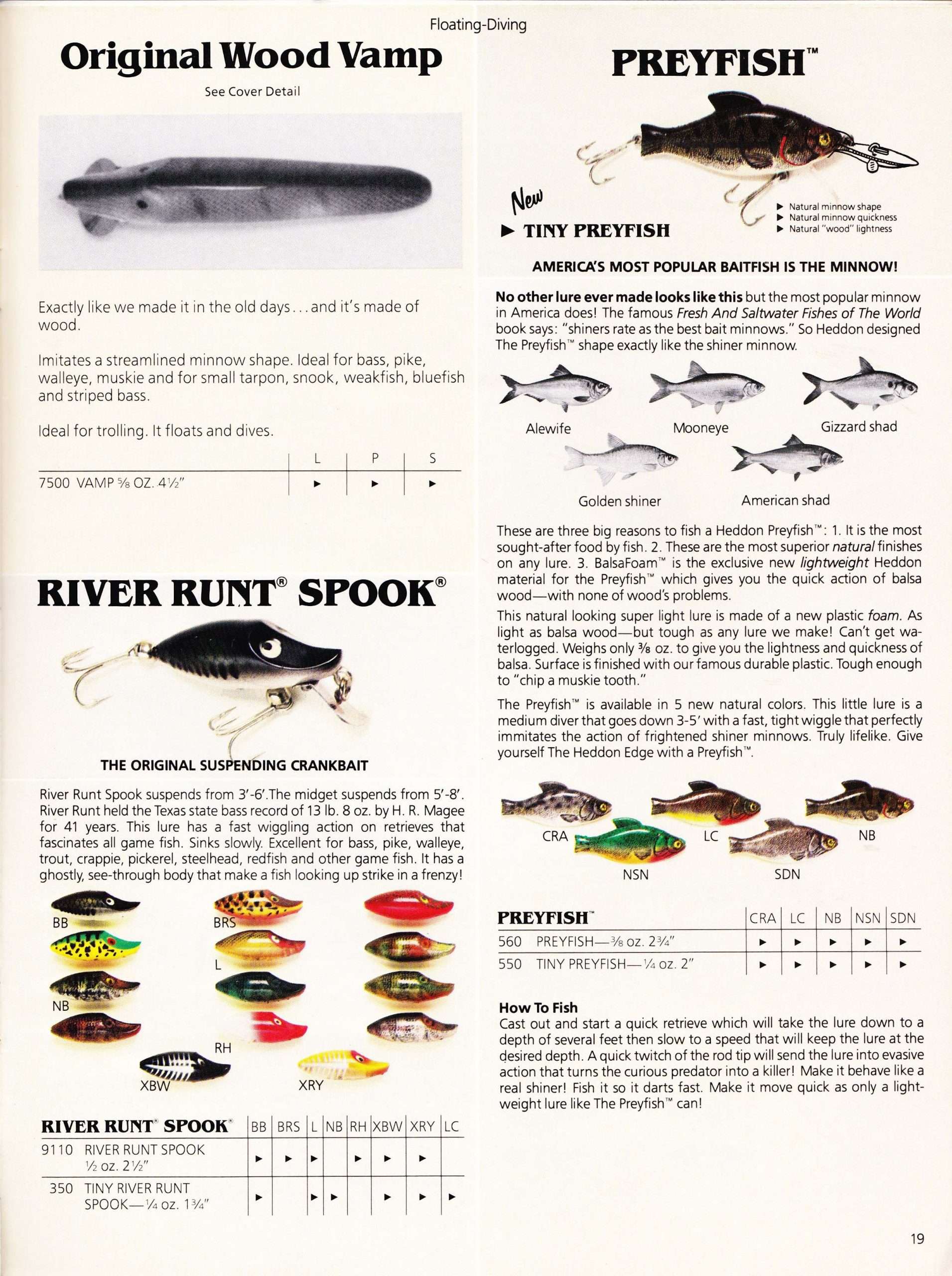 James Heddon Catalog 1983 - Bass Fishing Archives Bass Tackle Catalogs