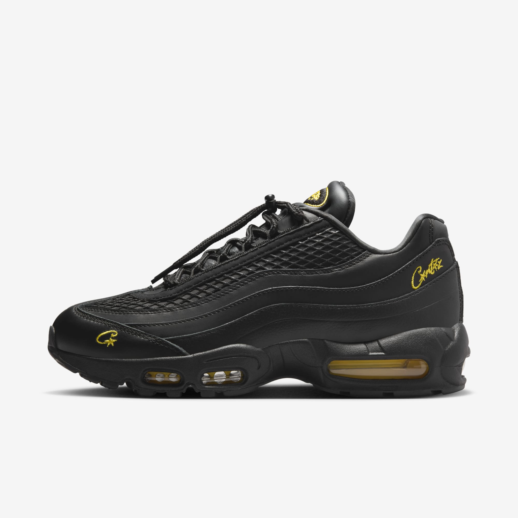 CORTEIZ Nike Air Max 95 Black/Tour Yellow FB2709-003 | Kicks Finder