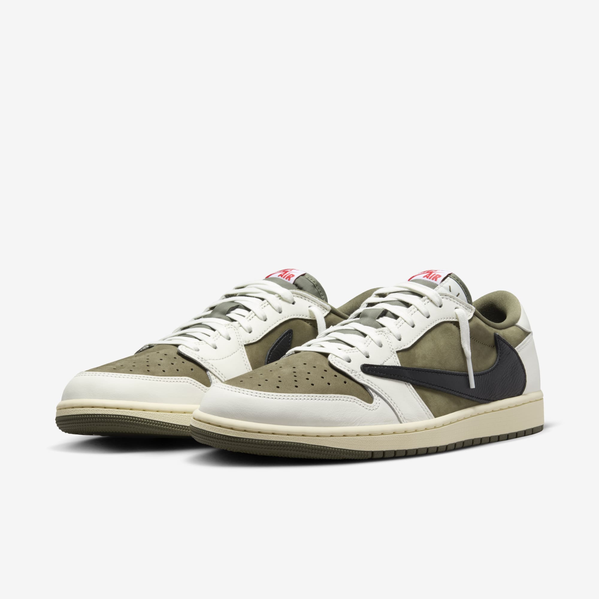 Travis Scott Air Jordan 1 Low OG Medium Olive/Black/Sail/Muslin