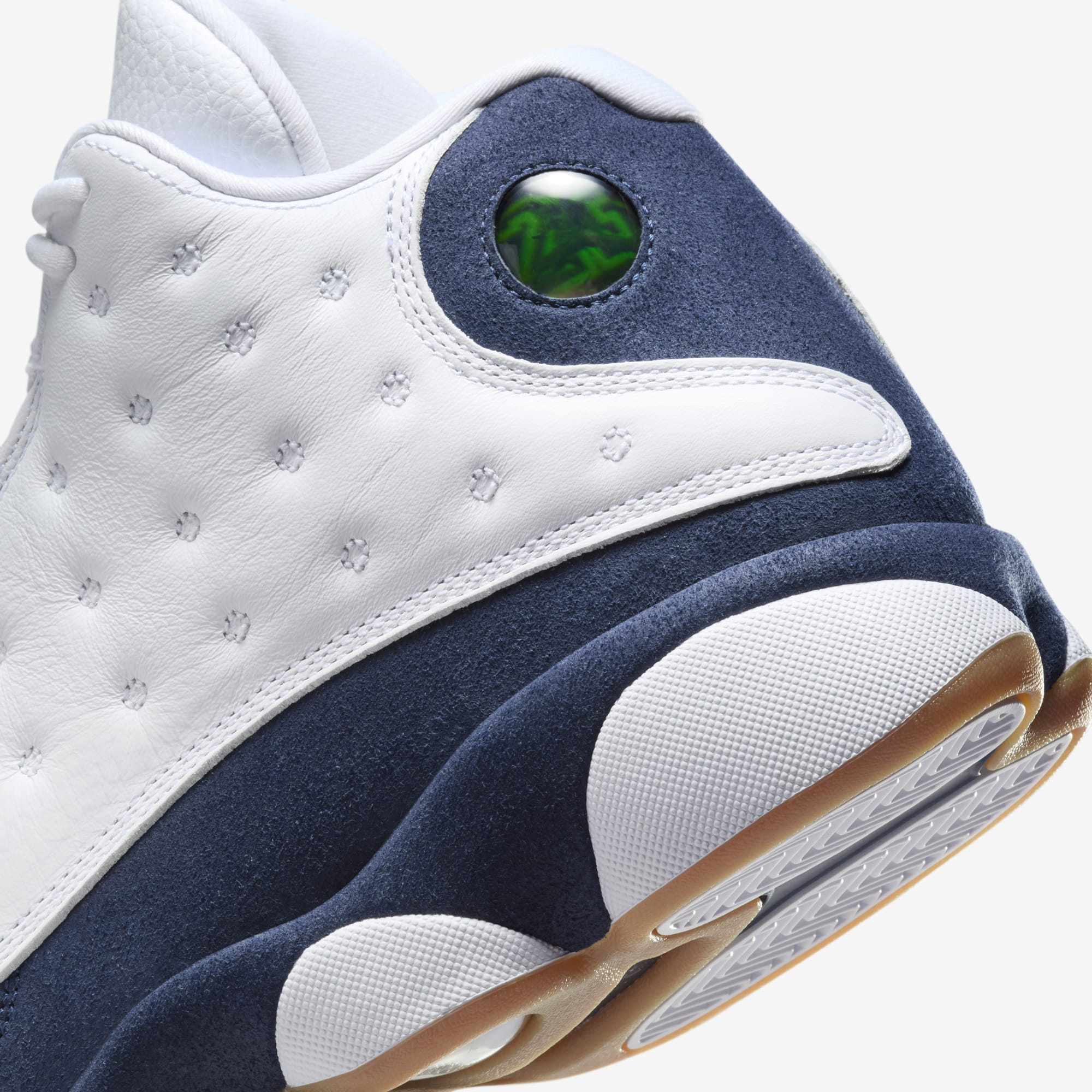 Air Jordan 13 White/Midnight Navy-Gum Light Brown 414571-140
