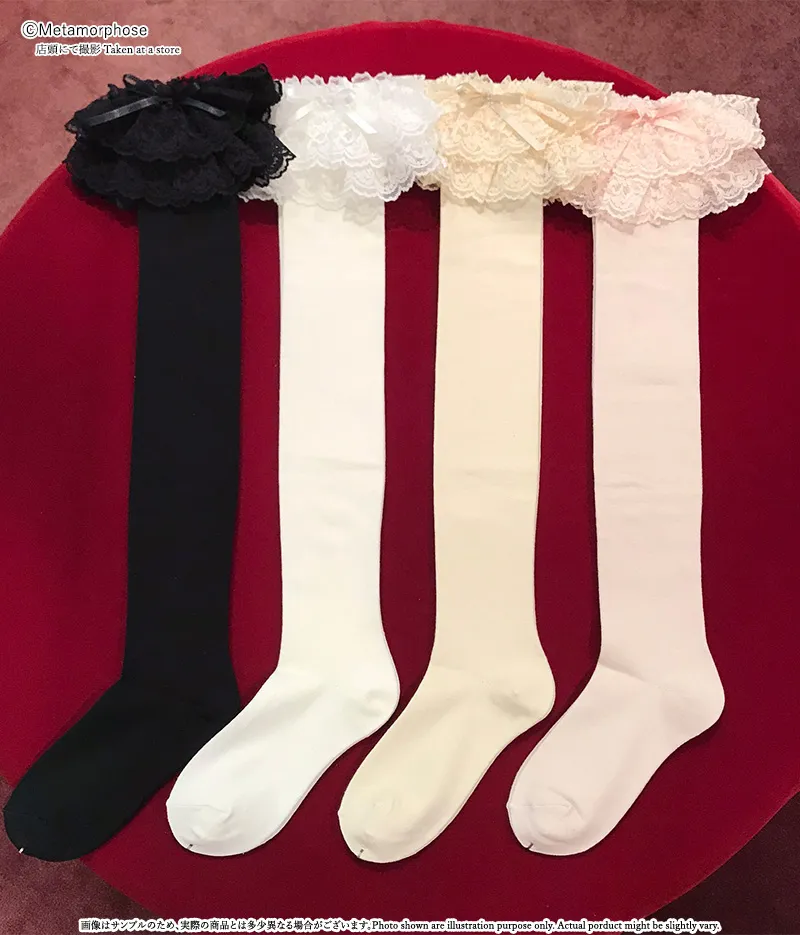 ラッセルレースオーバーニー | metamorphose temps de fille - gothic