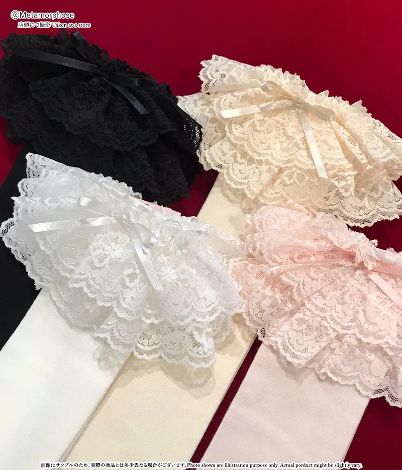 ラッセルレースオーバーニー | metamorphose temps de fille - gothic