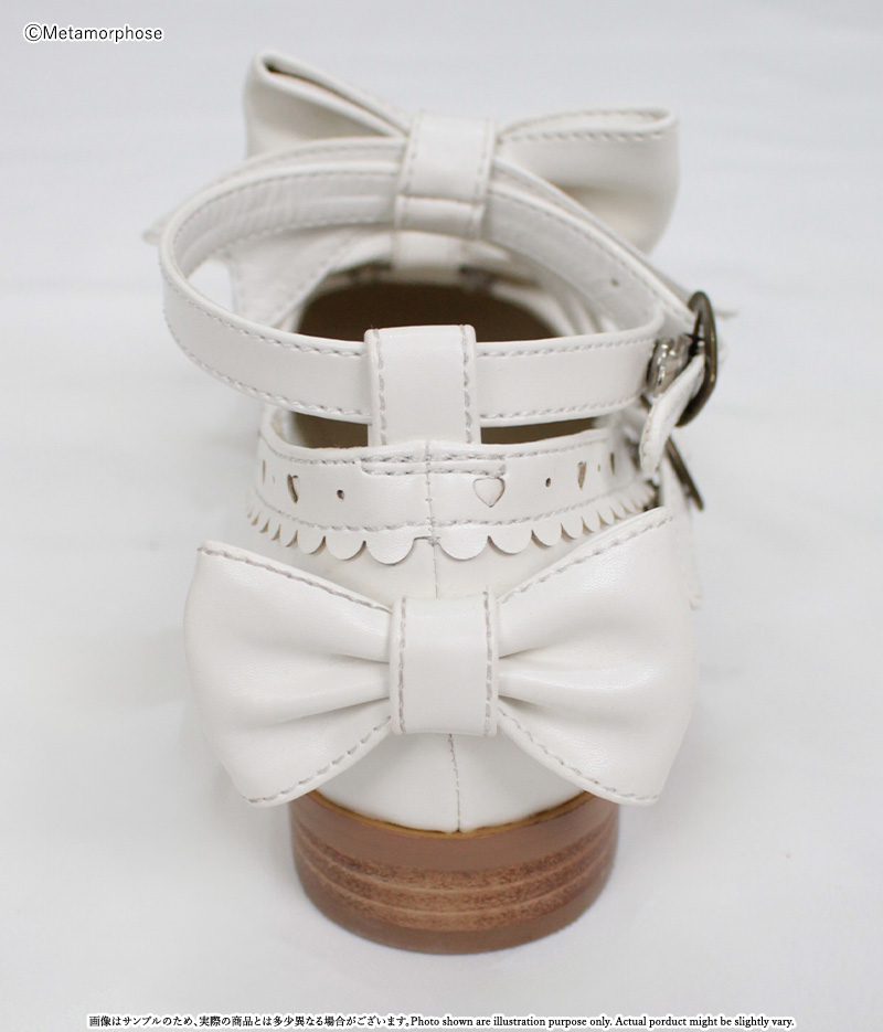 トリプルリボンクロスストラップシューズ - 靴 | メタモルフォーゼ