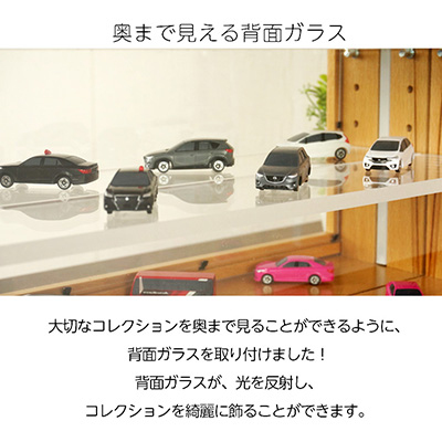 WEB限定品】ナカバヤシ LEDライト付き コレクションケース ワイド 透明