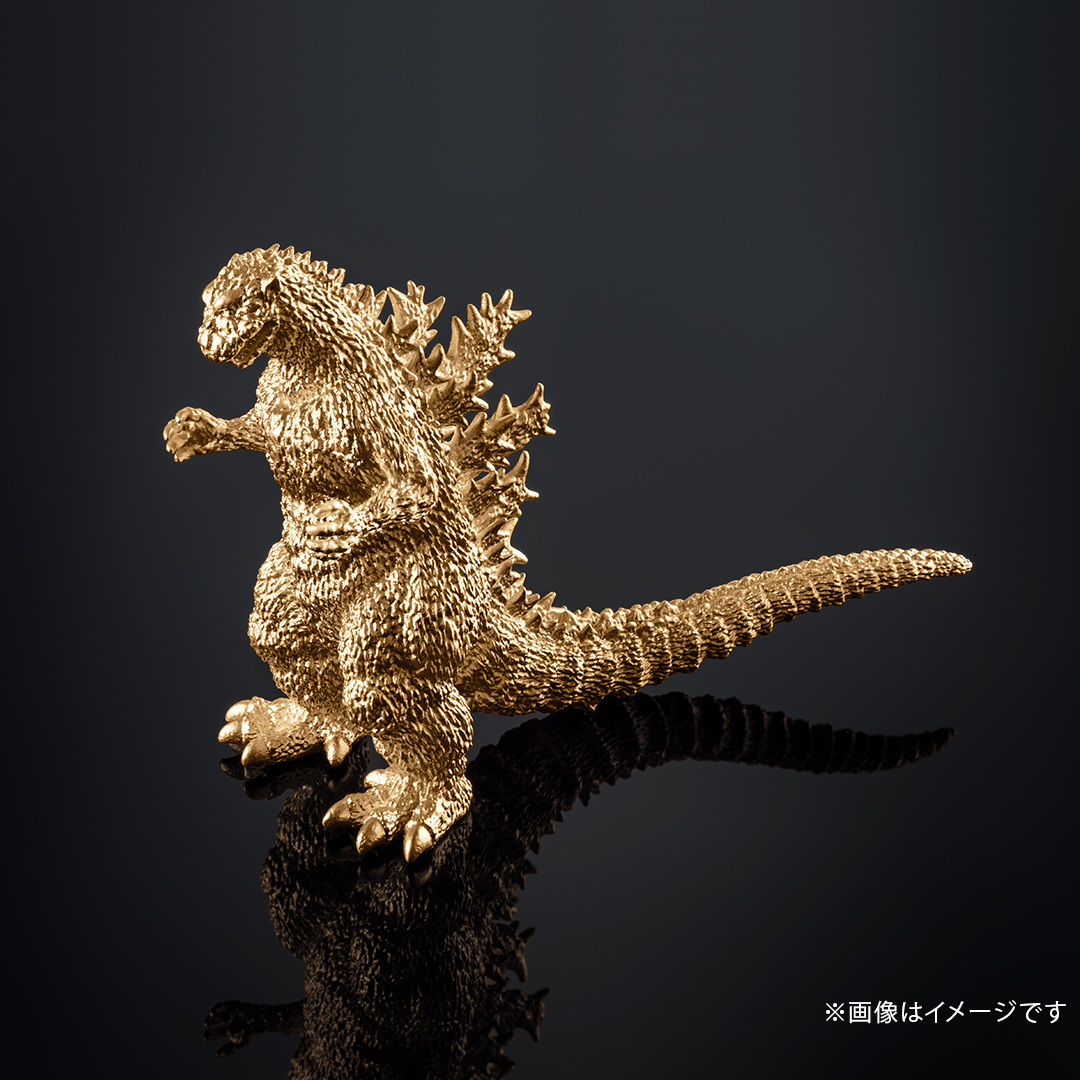 7体限定】 『ゴジラ』（1954）フィギュア ゴールド（K18イエロー