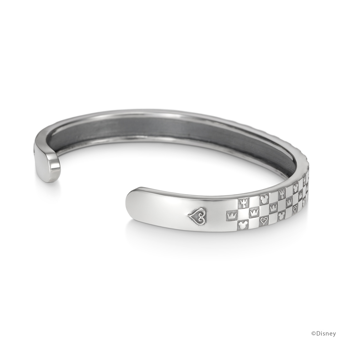モノグラムバングル「トリプル」 シルバー(いぶし) 「キングダム