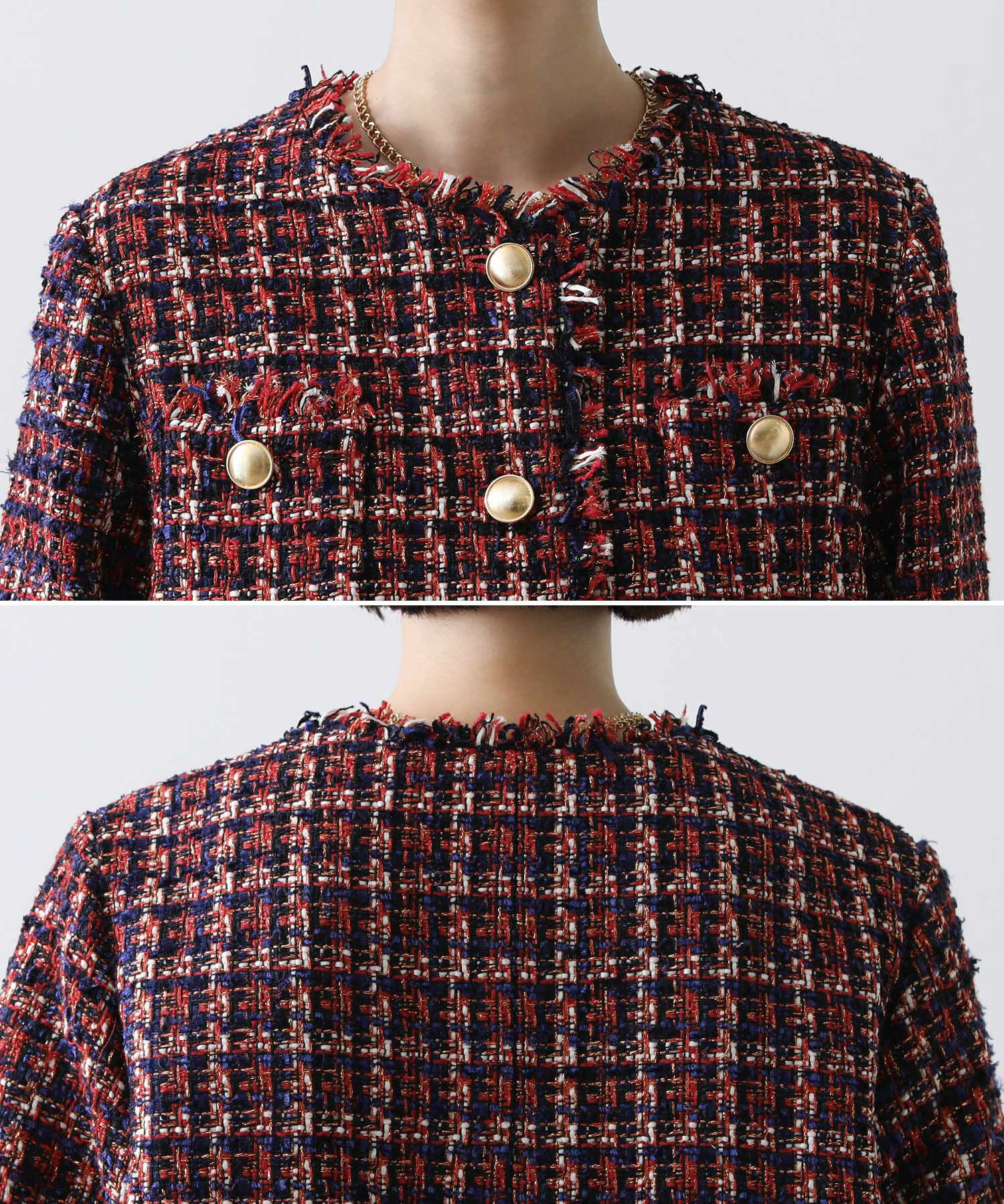 Gready Brilliant【2026年2月ファミリーセール対象】チェックツイード