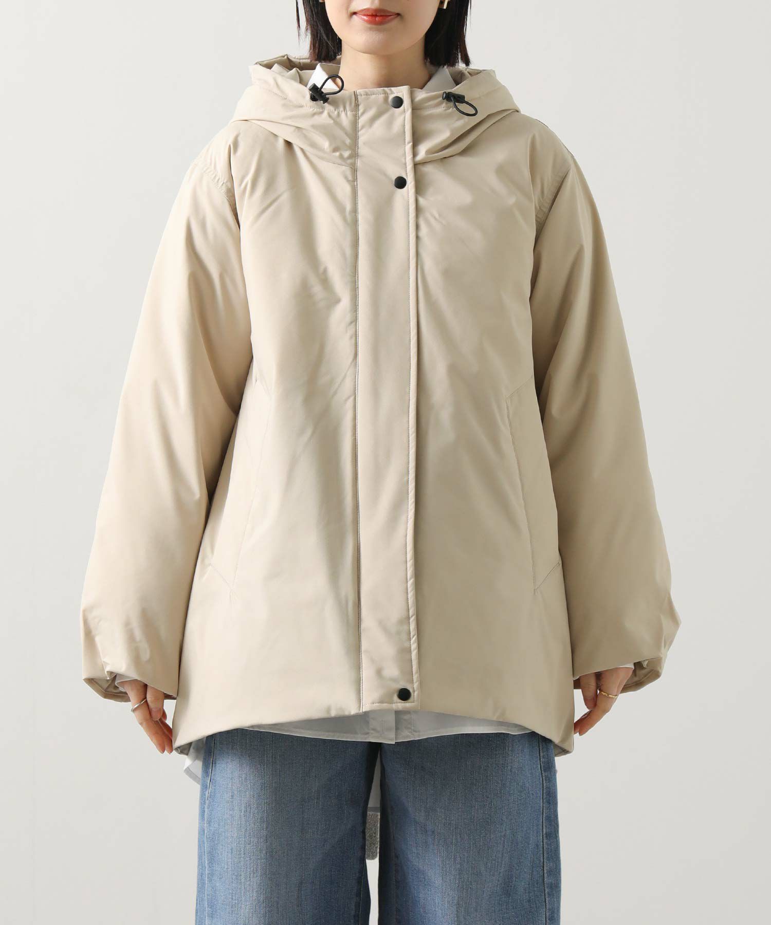 Gready Brilliantタフタフードダウン | SEKIMIKI Online