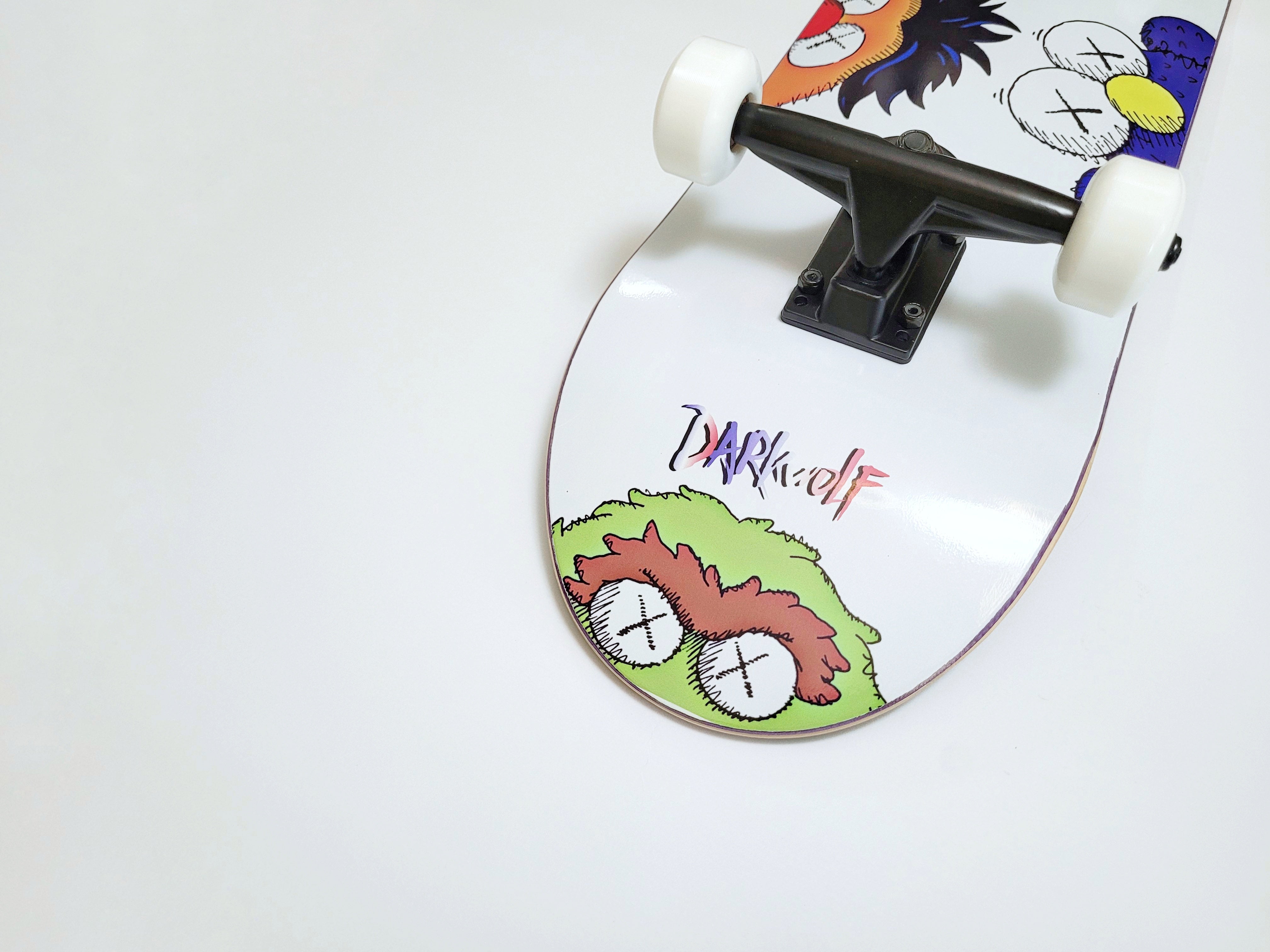 Darkwolf 'Kaws X Sesame Street' Skateboard – Skatebruh Skate Shop