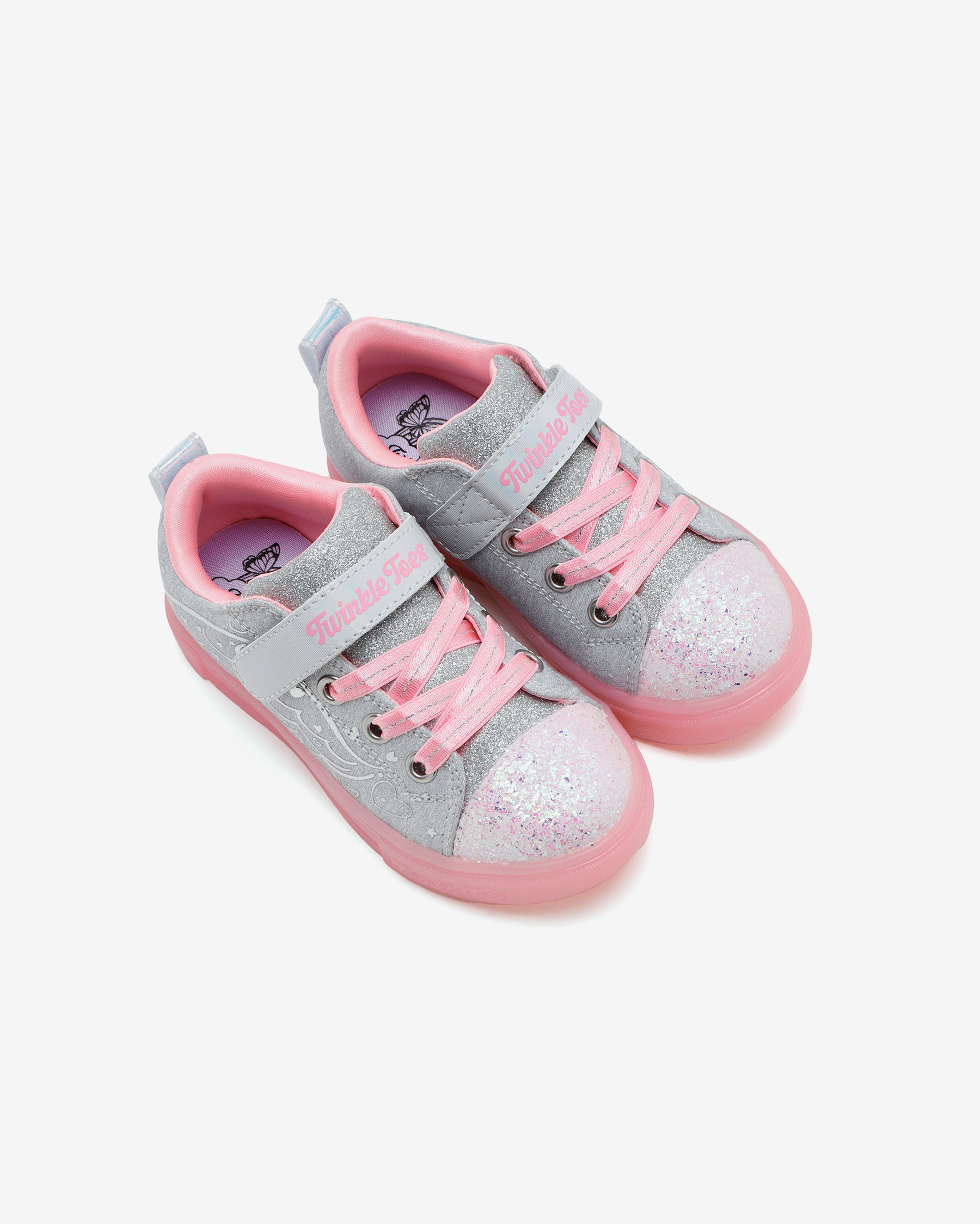 Skechers Twinkle Sparks Ice - Heather Magic Küçük Kız Çocuk Gri