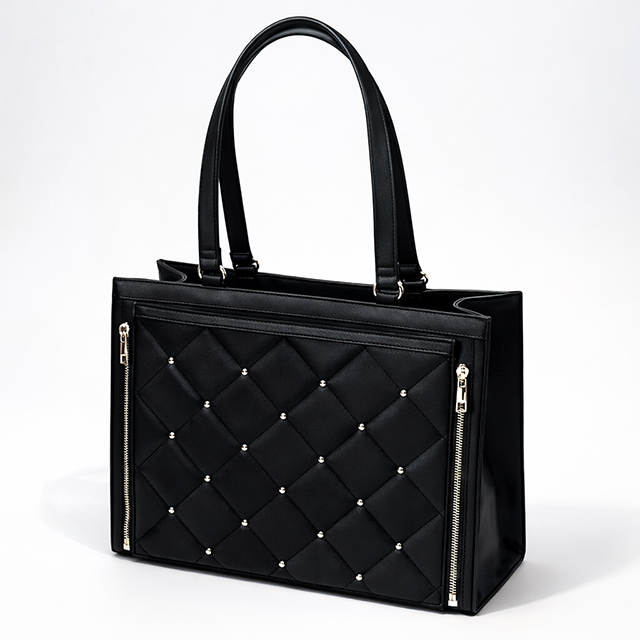 Rejet×REA RARE】Rejetique Luxe キルティングトートバッグ（Black