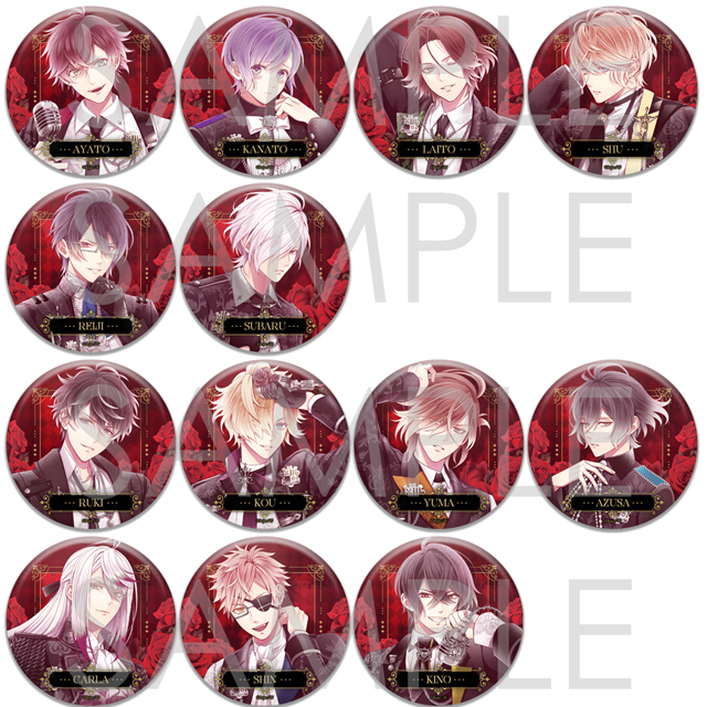 DIABOLIK LOVERS SONG OF EMBLEMビッグ缶バッジ | 乙女向け通販サイト