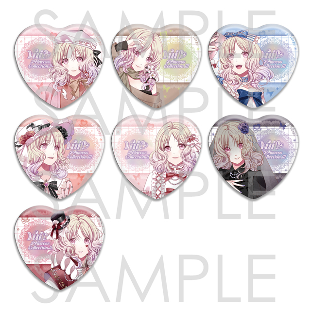 DIABOLIK LOVERS YUI▽PRINCESS COLLECTION Ⅲ オーロラハート缶バッジ