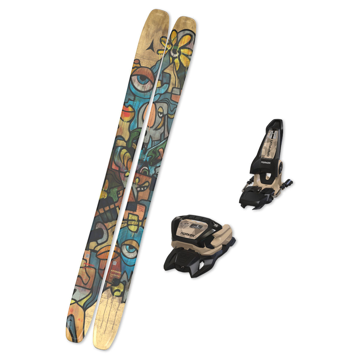 2026 Atomic Bent 120 + Marker Griffon 13 Bindings BUNDLE – Ski