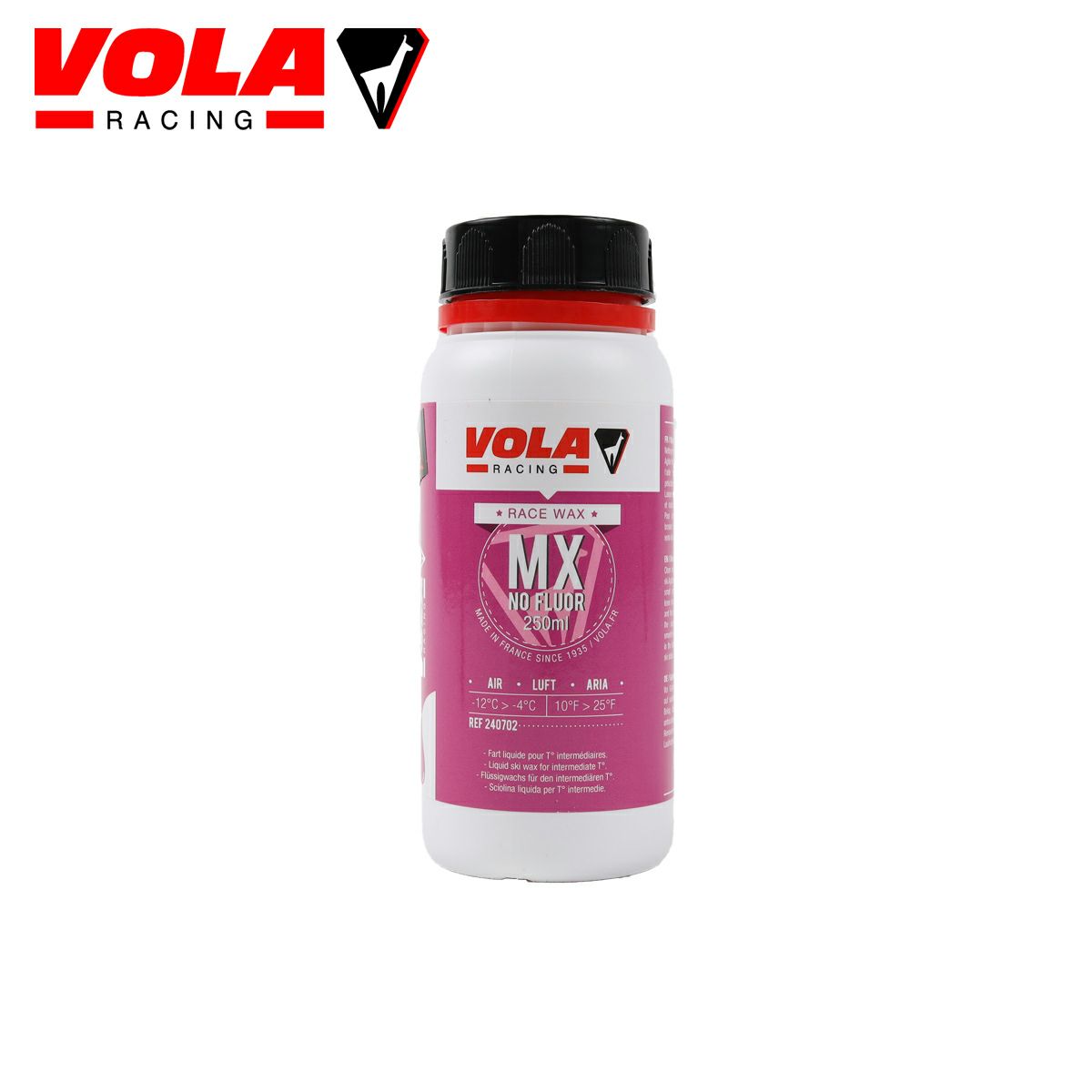 VOLA ボラ リキッド ワックス MX NO FLUOR RED 250ml 液体 スキー