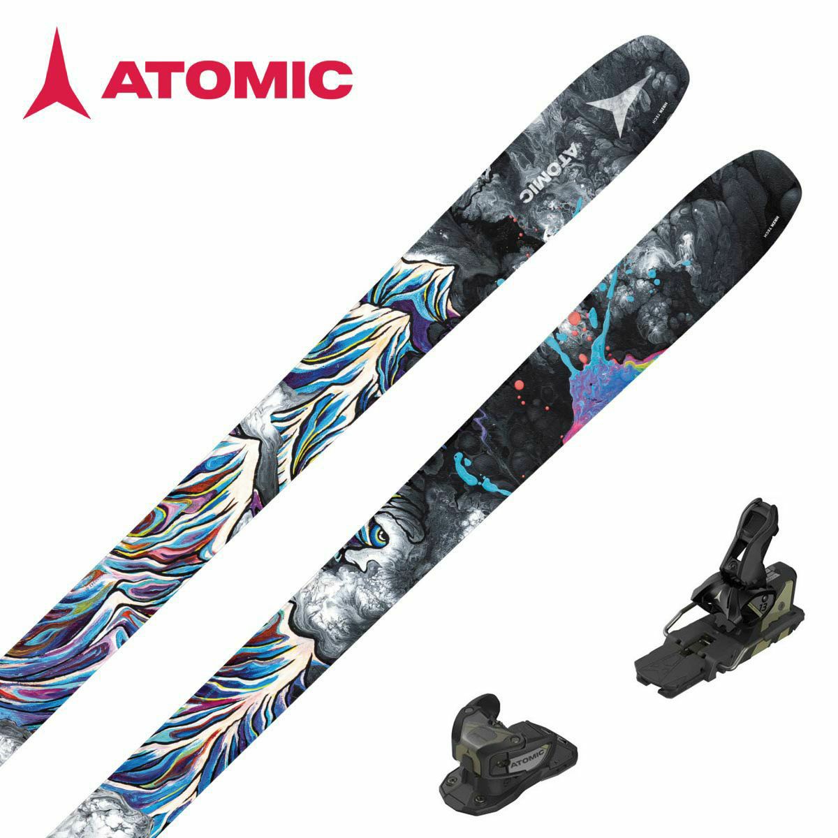 ATOMIC アトミック スキー板 2025 BENT 90 + アトミック WARDEN 13 MNC