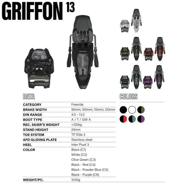 マーカー ビンディング GRIFFON 13 ブラック MARKER グリフォン (25-26