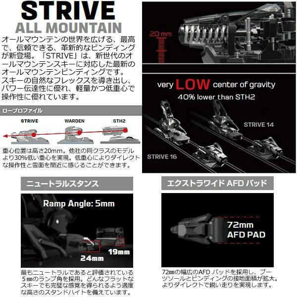 アトミック ビンディング STRIVE 14 GW Black (AD5002260) ATOMIC スト