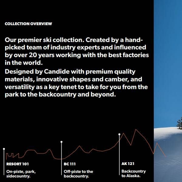 CANDIDE SKIS キャンディッド スキー 2026 RESORT 101 リゾート101