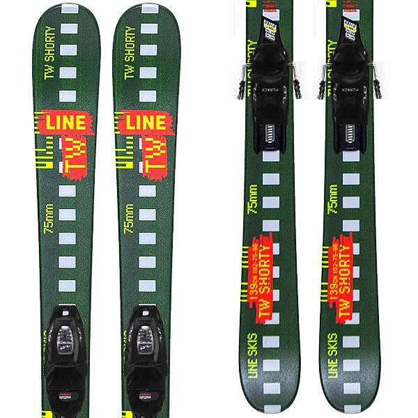 LINE スキー板 ジュニア 2026 WALLISCH SHORTY + マーカー FDT 調整式