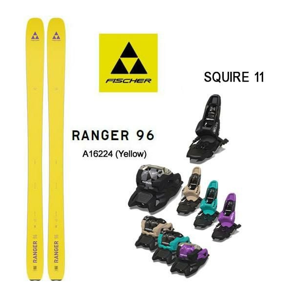 フィッシャー スキー板 (24-25 2025) RANGER 84 ターコイズ + 25