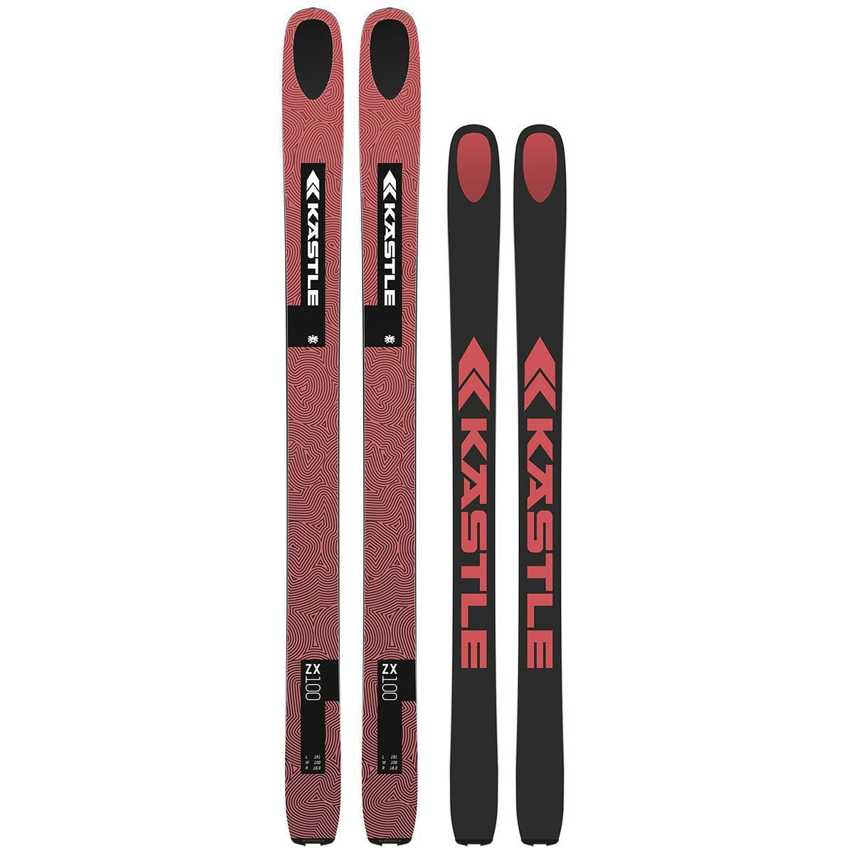 KASTLE フリーライドスキー 2026 ZX 100 スキー板 単品 (板のみ
