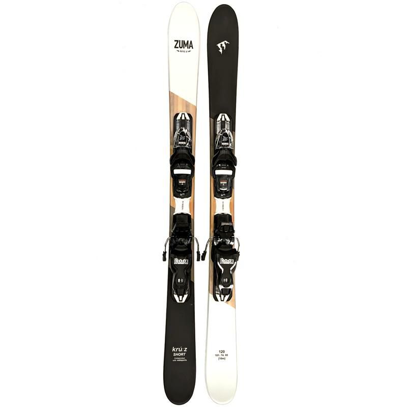 人気モデル】ZUMA ショートスキー KRUZ 125cm ルックビンディング
