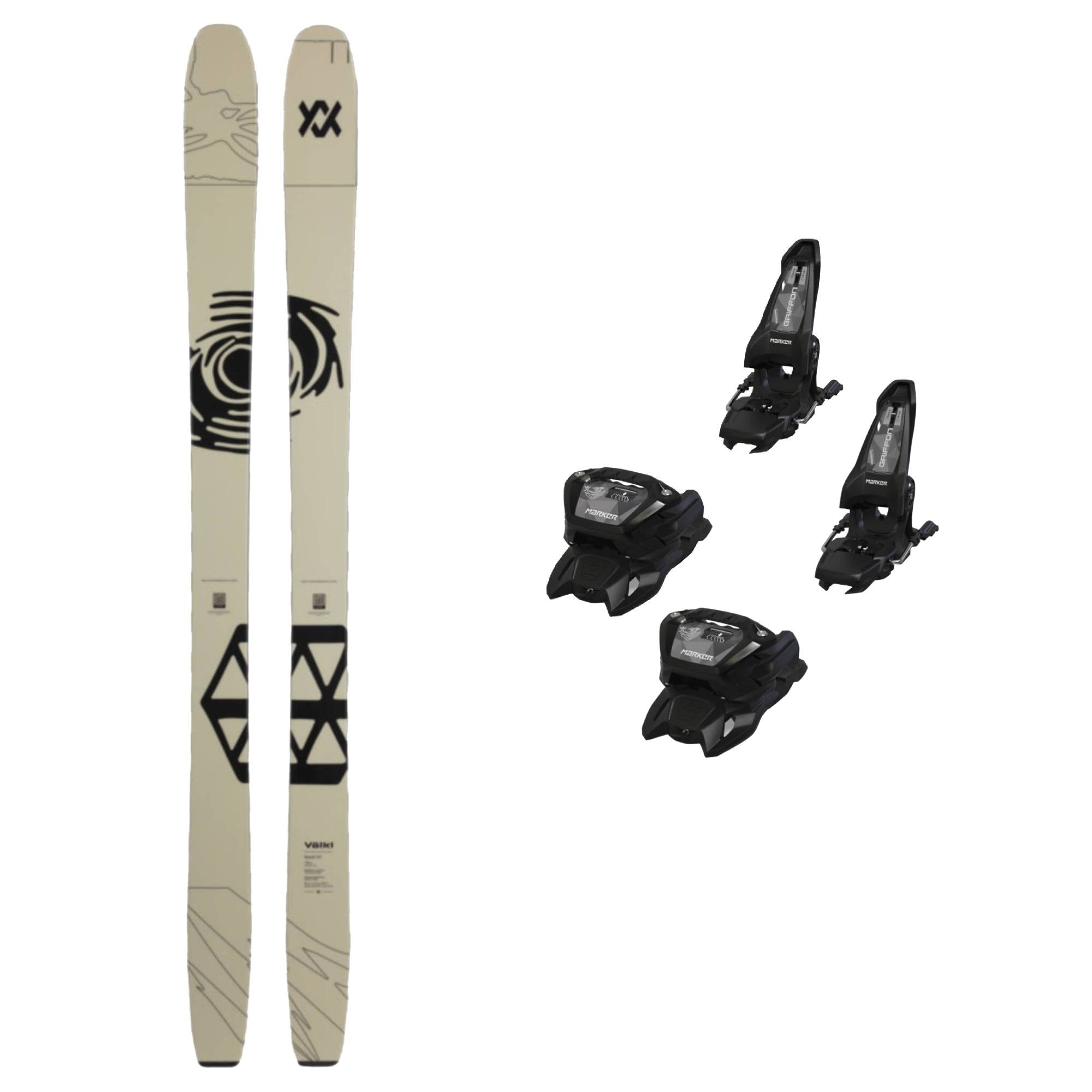 Volkl Revolt 101 Ski + Griffon 13 Bindings 2026 Bundle – Skiis