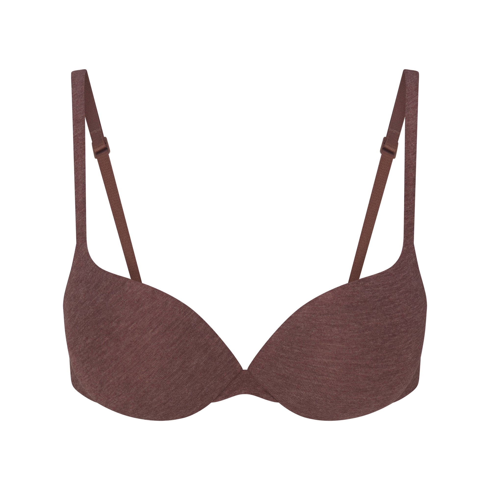 EVERYDAY COTTON ULTIMATE TEARDROP PUSH-UP BRA | COCOA HEATHER | SKIMS