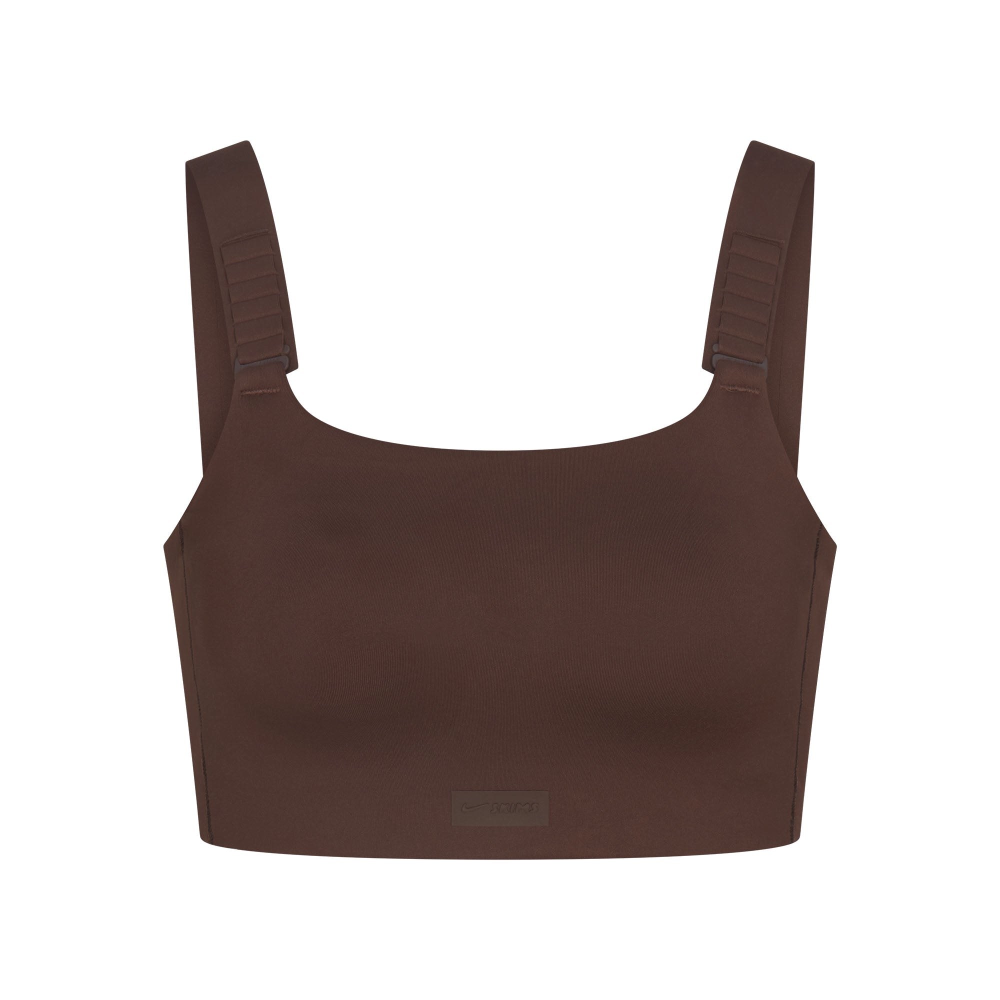 NikeSKIMS MATTE WIDE STRAP BRA | DARK SEPIA | SKIMS