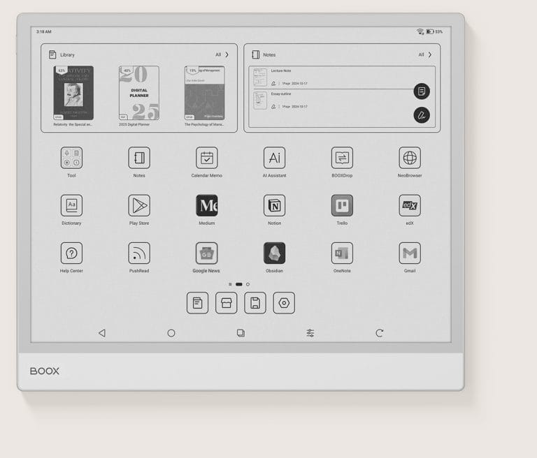 BOOX NoteMax – SKT株式会社