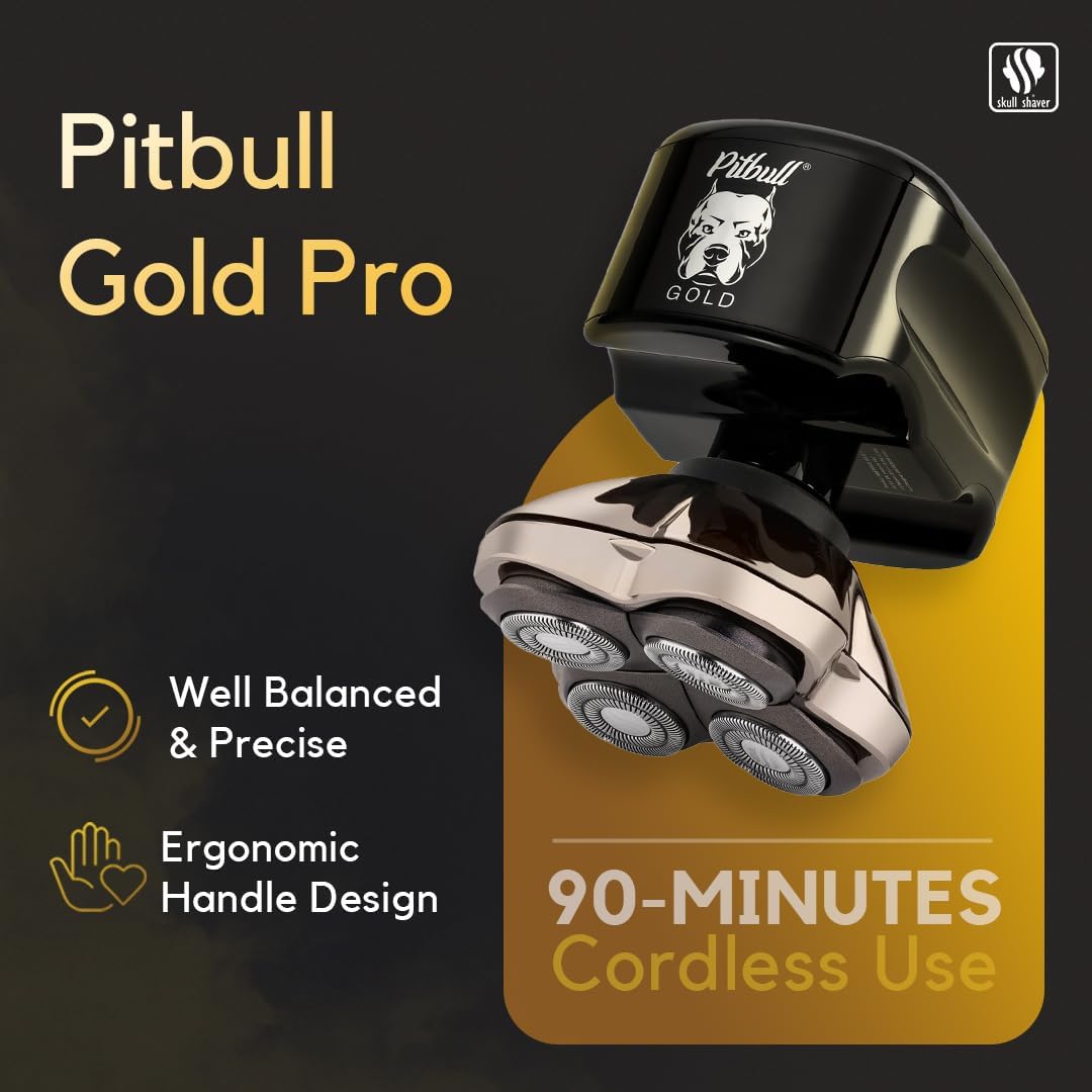 Skull Shaver - Pitbull Gold PRO GX5 Head and face Shaver – Skull
