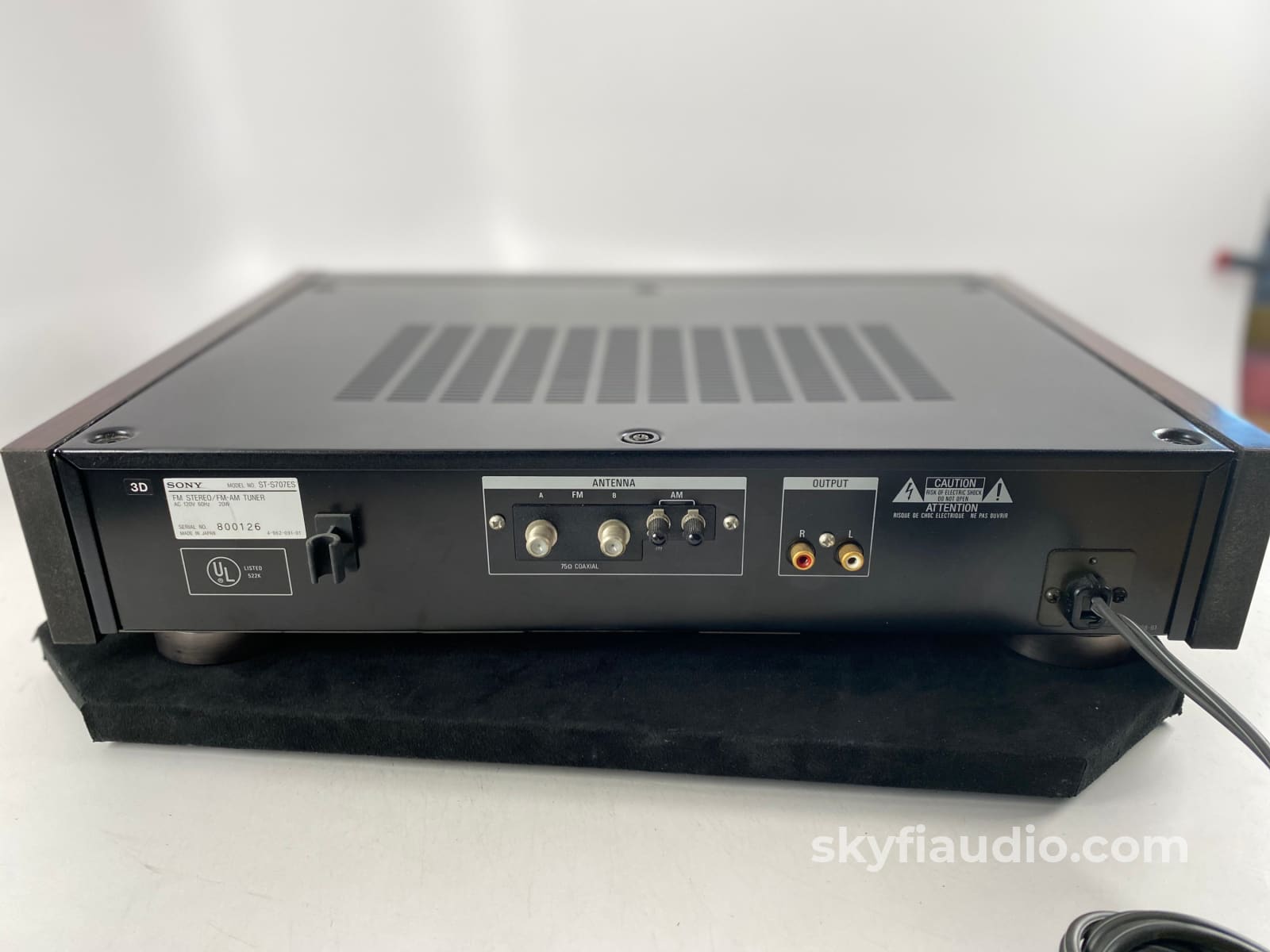 Sony ST-S707ES Vintage ES Series AM/FM Tuner