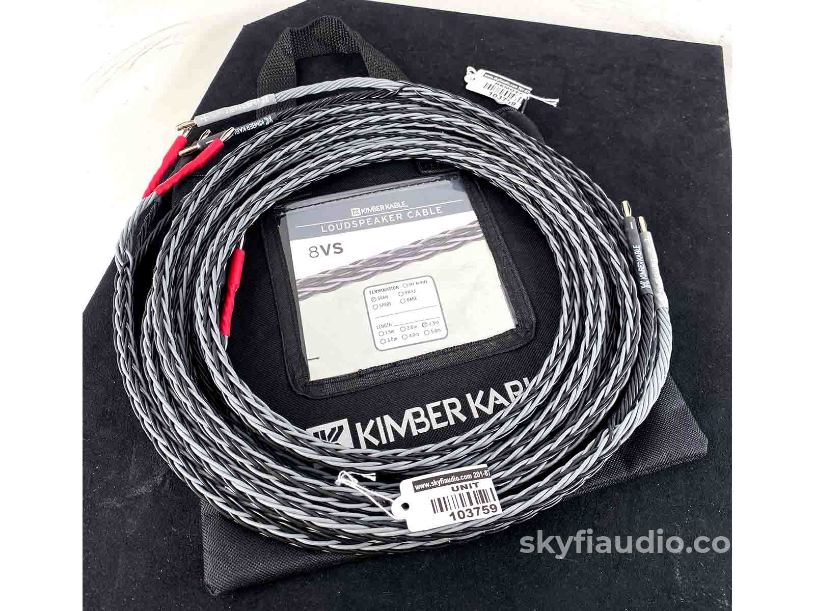 Kimber Kable BASE Series 8VS Speaker Cables (Pair) - 2.5m