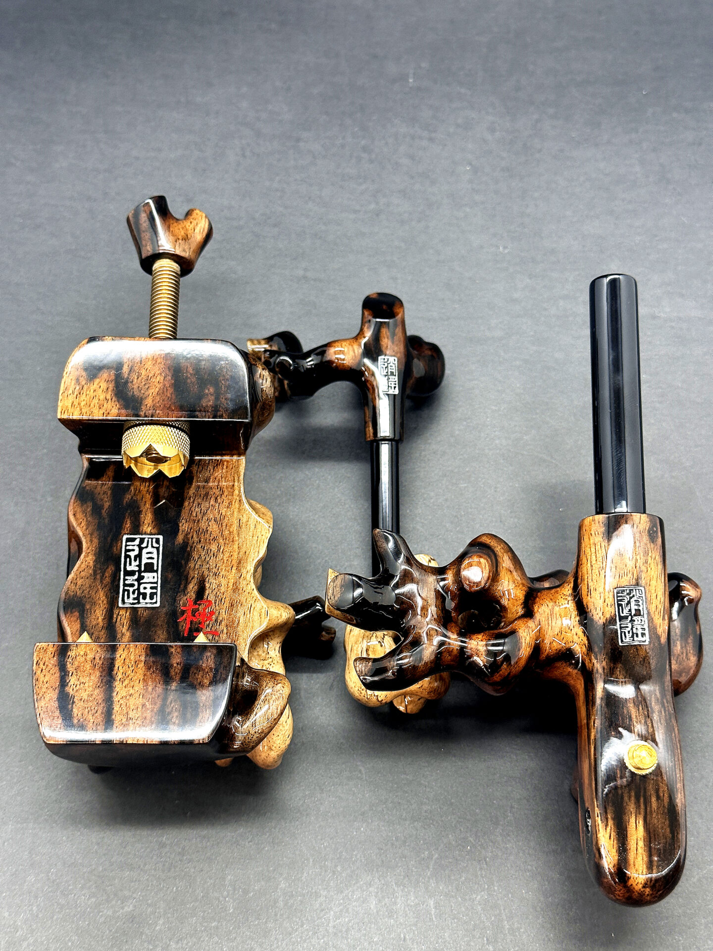 R512-3 大砲型 中型 万力 国産黒柿 – 逍遥工房