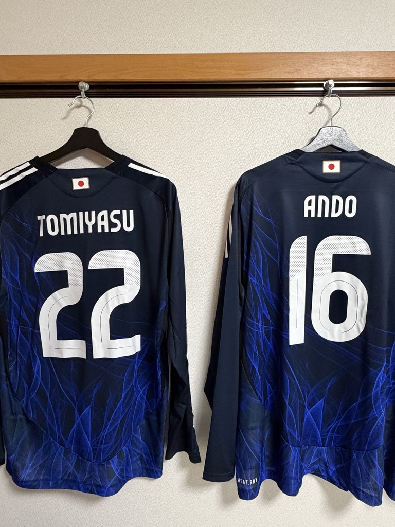 アディダス サッカー日本代表 2024 ホーム オーセンティック 長袖
