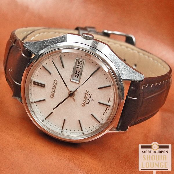 セイコー 38クオーツ V.F.A ザラメ文字盤 デイデイト オクタゴン風