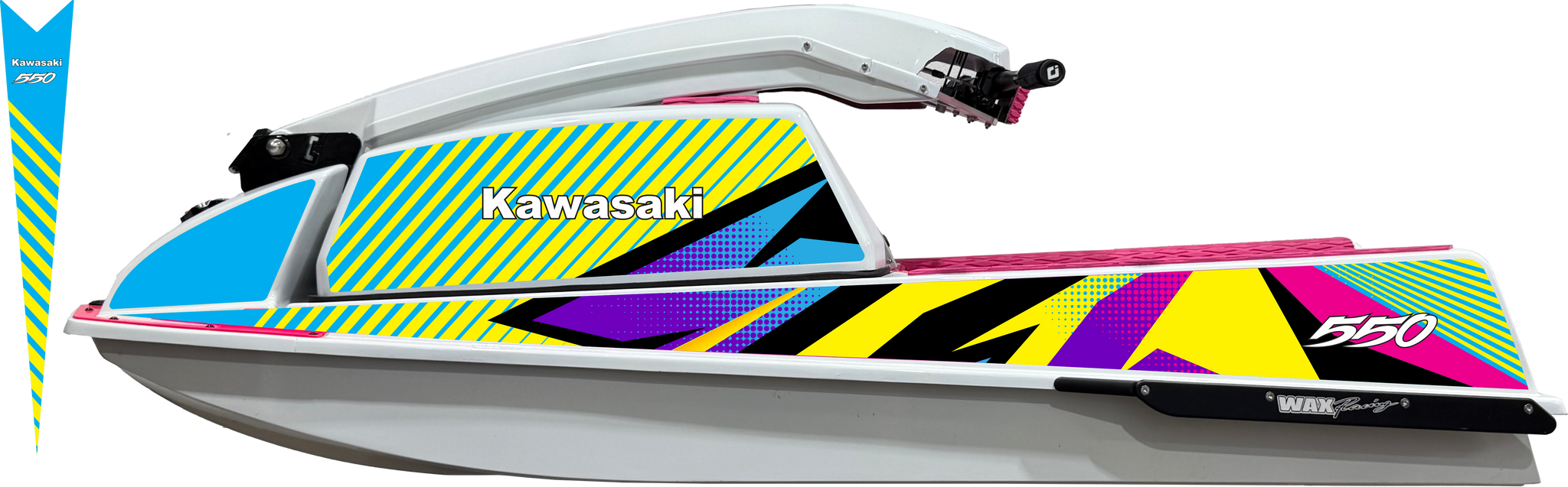 Kawasaki 550 Jet Ski Decal Kit – Showtime Freestyle