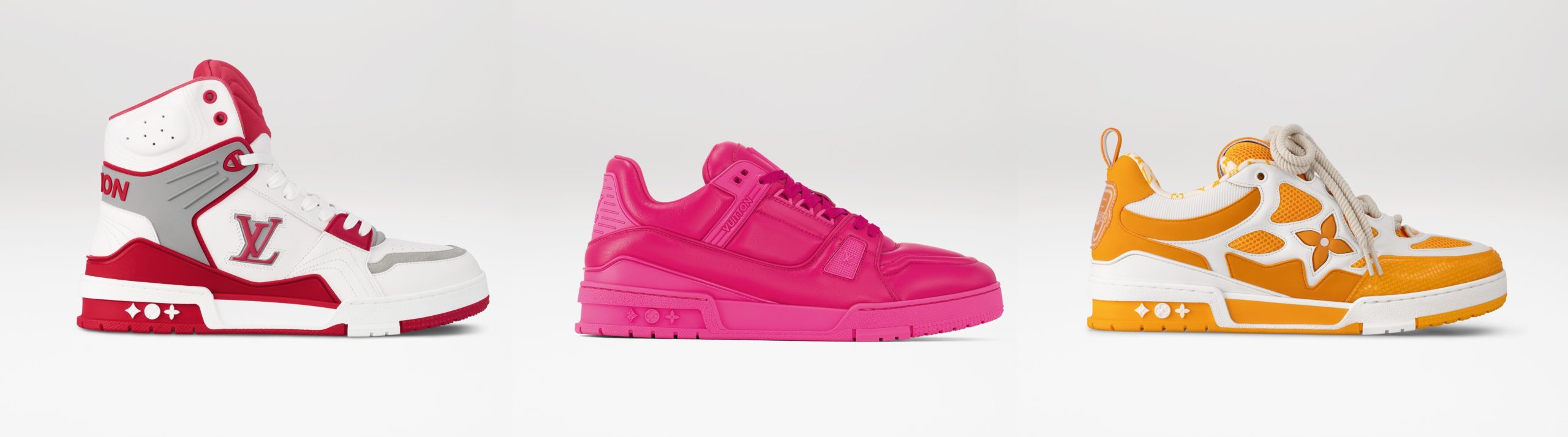ルイ・ヴィトン」からアイコニックなスニーカーがポップなカラーで登場